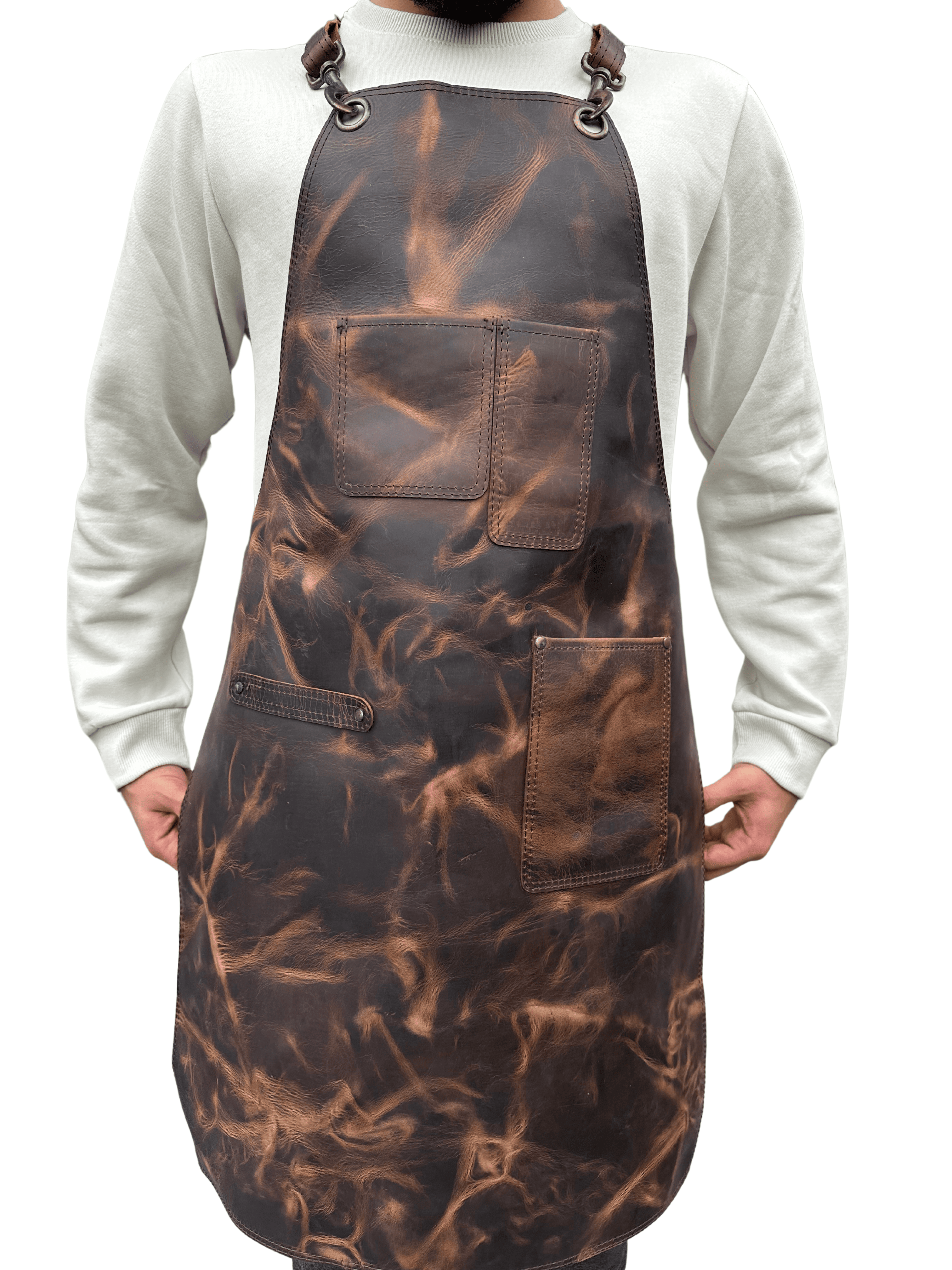 Leather Blacksmith Apron - Heavy Duty Apron 100% Leather