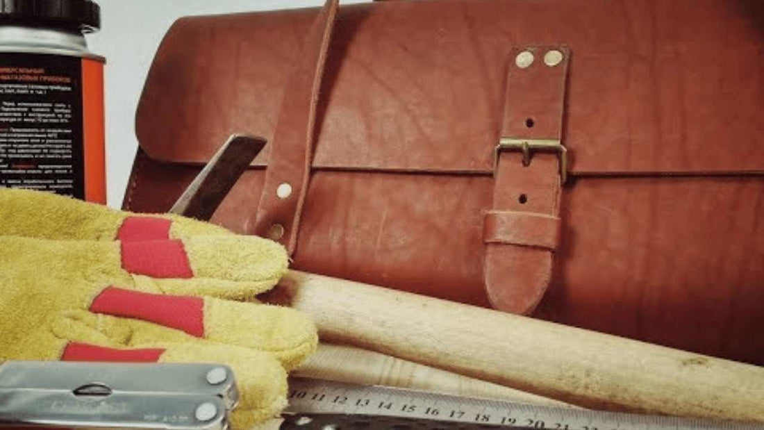 Every Handyman Needs a Leather Tool Bag