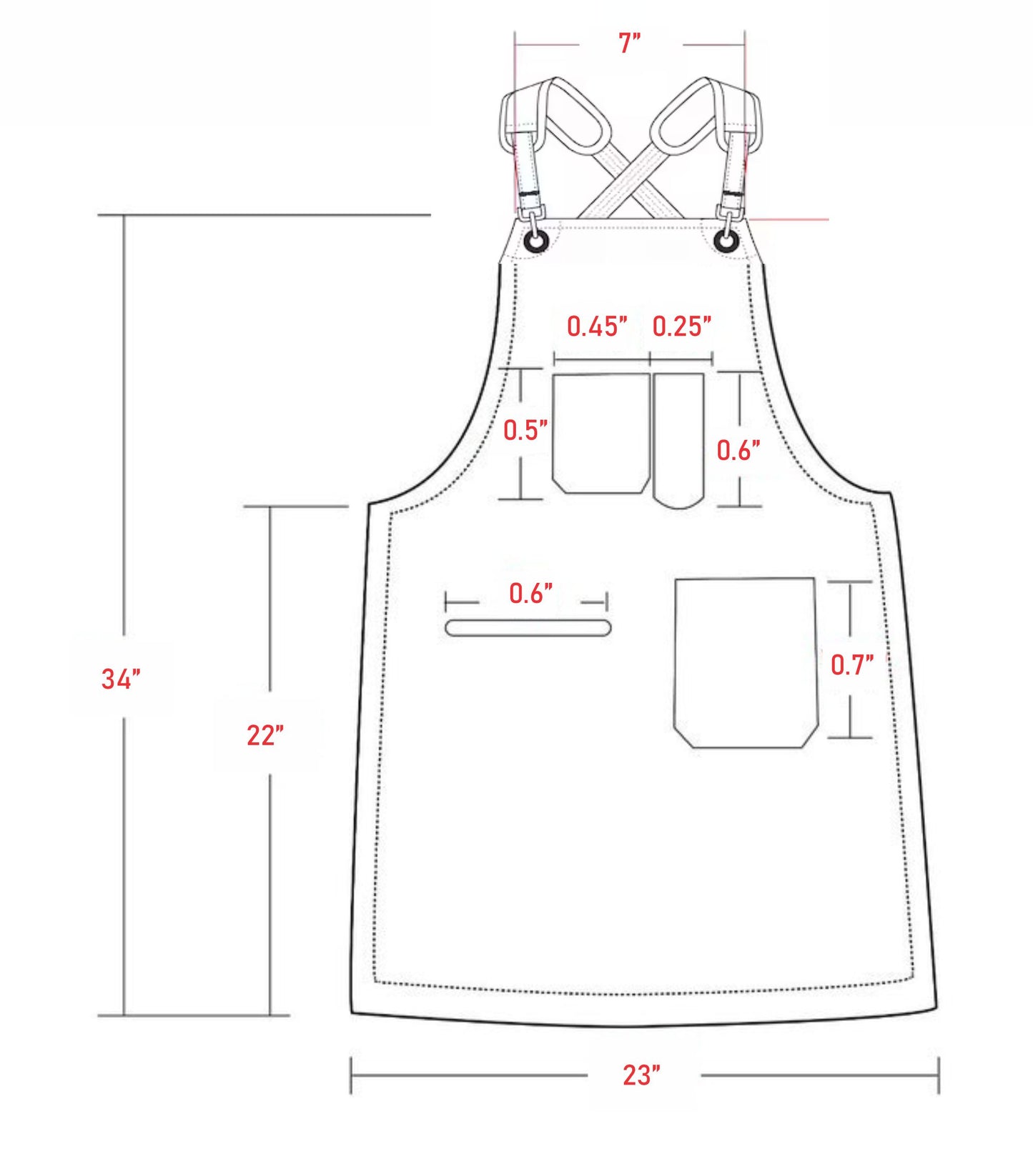 Leather Apron, Woodworking Apron, BBQ Apron, Heavy Duty Apron 100% Leather