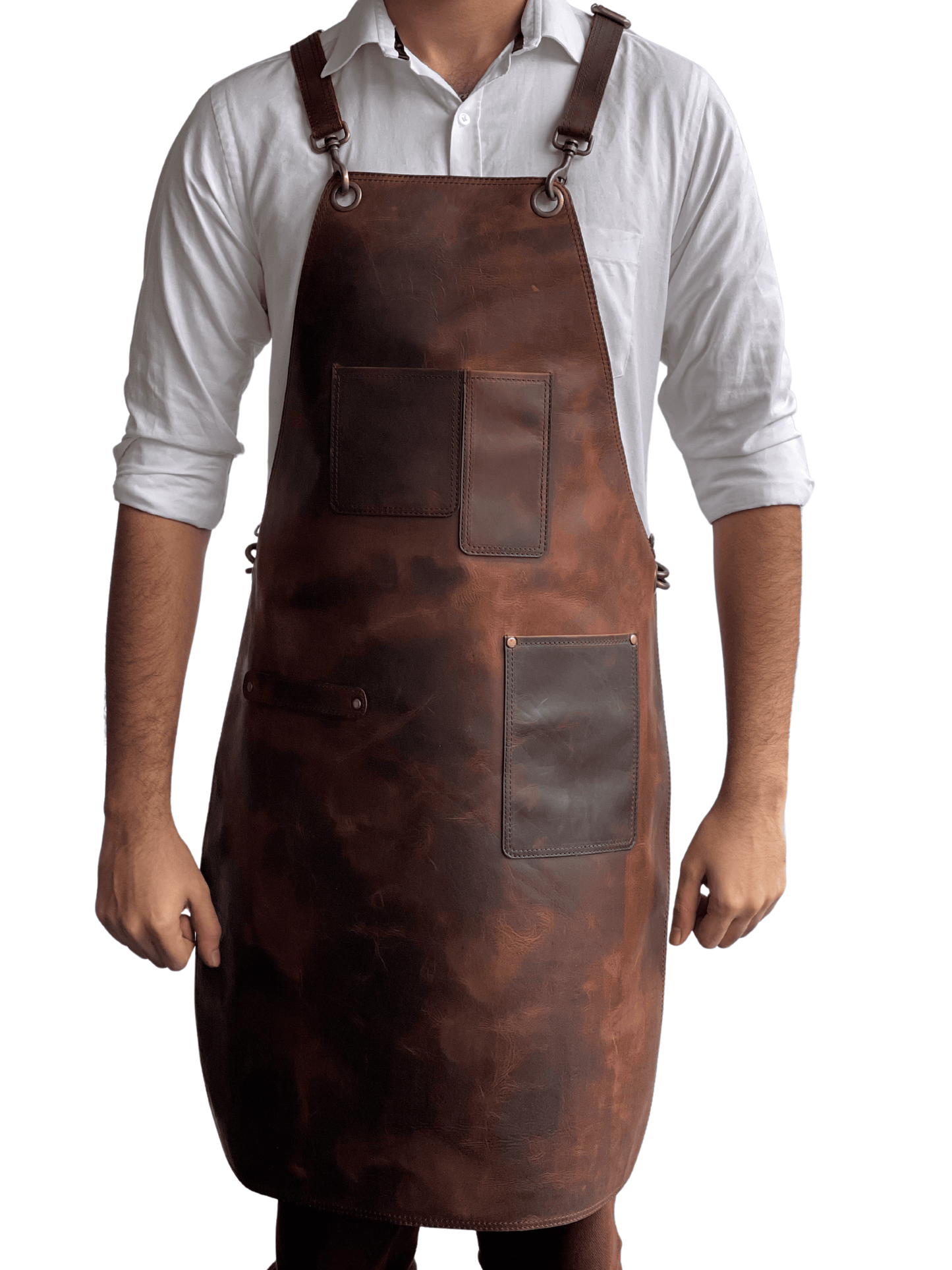 Leather Apron, Woodworking Apron, BBQ Apron, Heavy Duty Apron 100% Leather